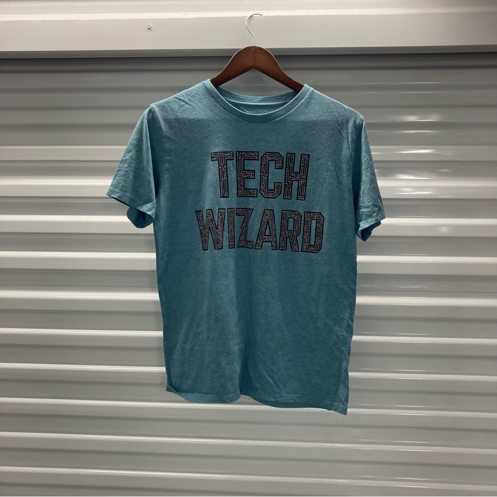 Place Heather Blue Shirt - Tech Wizard